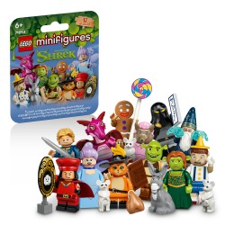 LEGO Minifigures 71053 Serie Shrek, Scatola a Sorpresa, Giocattolo con 1 di 12 Personaggi da Collezione, Regalo Bambini da 6+