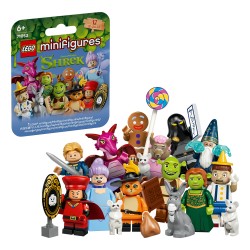 LEGO Minifigures 71053 Serie Shrek, Scatola a Sorpresa, Giocattolo con 1 di 12 Personaggi da Collezione, Regalo Bambini da 6+