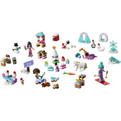 LEGO Friends 42698 Calendario dell'Avvento 2026, Giochi per Bambine da 6+ per il Countdown di Natale, Regalo con 24 Sorprese