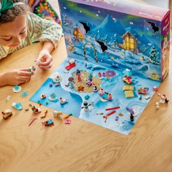 LEGO Friends 42698 Calendario dell'Avvento 2026, Giochi per Bambine da 6+ per il Countdown di Natale, Regalo con 24 Sorprese
