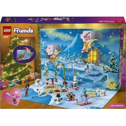 LEGO Friends 42698 Calendario dell'Avvento 2026, Giochi per Bambine da 6+ per il Countdown di Natale, Regalo con 24 Sorprese