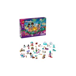 LEGO Friends 42698 Calendario dell'Avvento 2026, Giochi per Bambine da 6+ per il Countdown di Natale, Regalo con 24 Sorprese