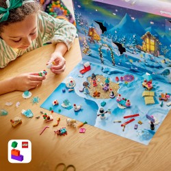 LEGO Friends 42698 Calendario dell'Avvento 2026, Giochi per Bambine da 6+ per il Countdown di Natale, Regalo con 24 Sorprese