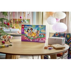 LEGO Friends 42698 Calendario dell'Avvento 2026, Giochi per Bambine da 6+ per il Countdown di Natale, Regalo con 24 Sorprese