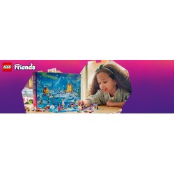 LEGO Friends 42698 Calendario dell'Avvento 2026, Giochi per Bambine da 6+ per il Countdown di Natale, Regalo con 24 Sorprese
