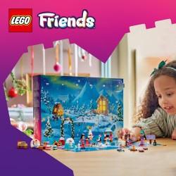 LEGO Friends 42698 Calendario dell'Avvento 2026, Giochi per Bambine da 6+ per il Countdown di Natale, Regalo con 24 Sorprese