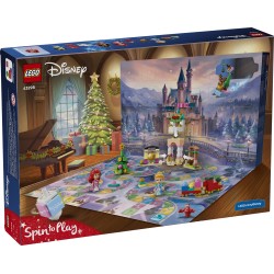 LEGO | Disney Princess 43298 Calendario dell'Avvento 2026, Giochi per Bambine da 5+ per Countdown di Natale con 24 Sorprese