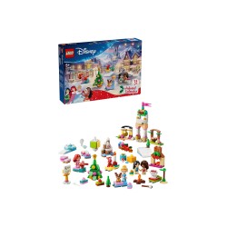LEGO | Disney Princess 43298 Calendario dell'Avvento 2026, Giochi per Bambine da 5+ per Countdown di Natale con 24 Sorprese