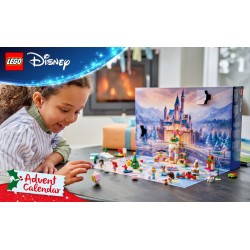 LEGO | Disney Princess 43298 Calendario dell'Avvento 2026, Giochi per Bambine da 5+ per Countdown di Natale con 24 Sorprese
