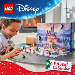 LEGO | Disney Princess 43298 Calendario dell'Avvento 2026, Giochi per Bambine da 5+ per Countdown di Natale con 24 Sorprese