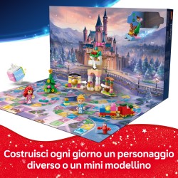 LEGO | Disney Princess 43298 Calendario dell'Avvento 2026, Giochi per Bambine da 5+ per Countdown di Natale con 24 Sorprese
