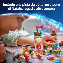 LEGO | Disney Princess 43298 Calendario dell'Avvento 2026, Giochi per Bambine da 5+ per Countdown di Natale con 24 Sorprese