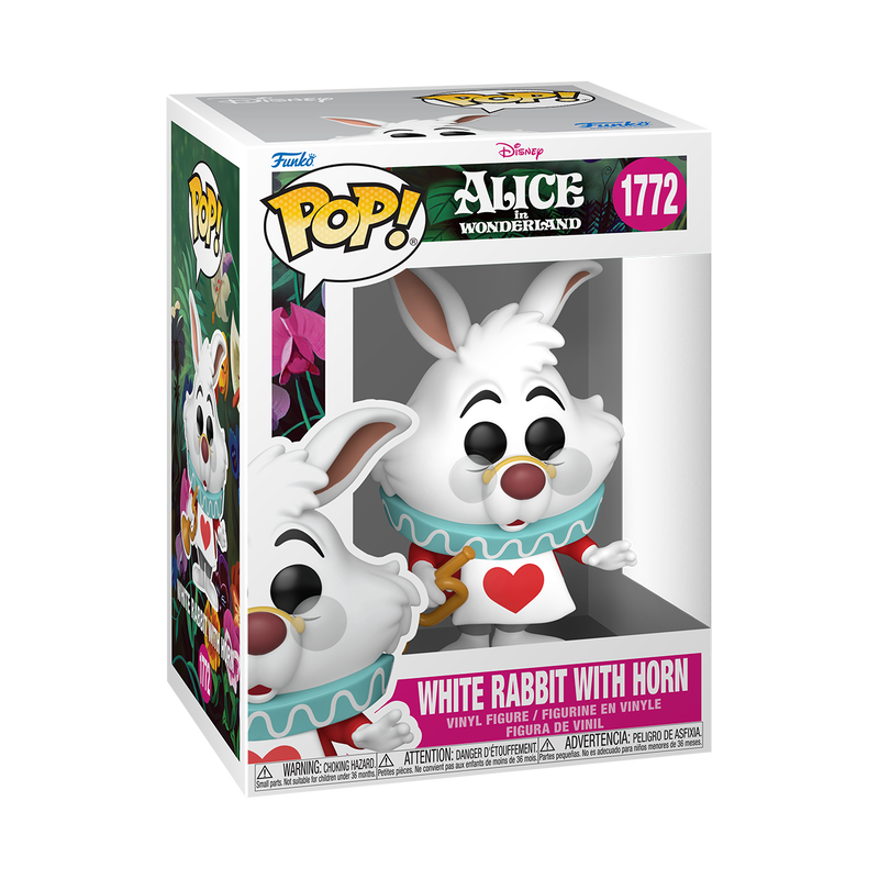 Pop Disney - Alice nel paese delle Meraviglie - Bianconiglio con il corno 1772