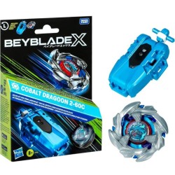 Hasbro - Beyblade-X - Cobalt Dragoon 2-60C - Deluxe Launcher Roosevelt