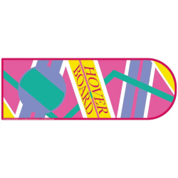 Fanattik - Back To The Future - Hoverboard Xl Desk Pad And Coaster Set - Tappetino da scrivania