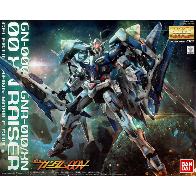 Bandai Model Kit - Gunpla MG 00 XN Raiser - GN-0000+GNR-010/XN Gundam