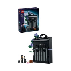 LEGO Wednesday 76787 Zaino di Mercoledì, Giocattolo con Portafoto, Mini Bambolina e Figura di Mano, Regalo per Bambini da 9+