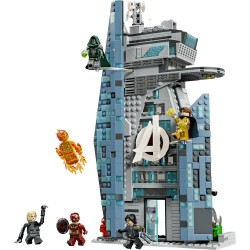 LEGO | Marvel 76352 Avengers: Doomsday Nuova Torre degli Avengers, Giocattolo da Supereroi con 6 Minifigure, Regalo da 12+