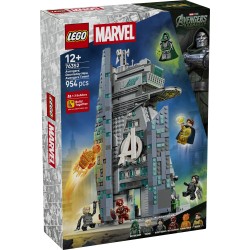 LEGO | Marvel 76352 Avengers: Doomsday Nuova Torre degli Avengers, Giocattolo da Supereroi con 6 Minifigure, Regalo da 12+