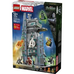 LEGO | Marvel 76352 Avengers: Doomsday Nuova Torre degli Avengers, Giocattolo da Supereroi con 6 Minifigure, Regalo da 12+