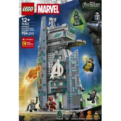LEGO | Marvel 76352 Avengers: Doomsday Nuova Torre degli Avengers, Giocattolo da Supereroi con 6 Minifigure, Regalo da 12+