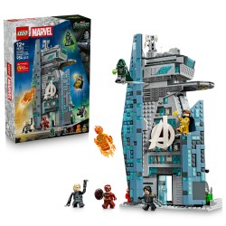 LEGO | Marvel 76352 Avengers: Doomsday Nuova Torre degli Avengers, Giocattolo da Supereroi con 6 Minifigure, Regalo da 12+