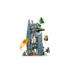 LEGO | Marvel 76352 Avengers: Doomsday Nuova Torre degli Avengers, Giocattolo da Supereroi con 6 Minifigure, Regalo da 12+
