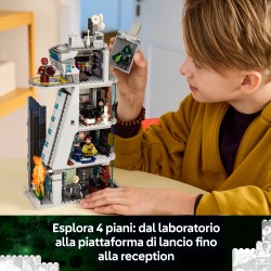 LEGO | Marvel 76352 Avengers: Doomsday Nuova Torre degli Avengers, Giocattolo da Supereroi con 6 Minifigure, Regalo da 12+