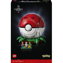 LEGO Pokémon 72154 Momenti Allenatore Iconici: Poké Ball, Kit per Adulti con Pikachu, Eevee e 2 Minifigure, Regalo per Gamer
