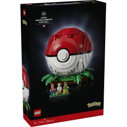 LEGO Pokémon 72154 Momenti Allenatore Iconici: Poké Ball, Kit per Adulti con Pikachu, Eevee e 2 Minifigure, Regalo per Gamer