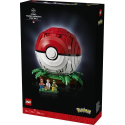 LEGO Pokémon 72154 Momenti Allenatore Iconici: Poké Ball, Kit per Adulti con Pikachu, Eevee e 2 Minifigure, Regalo per Gamer