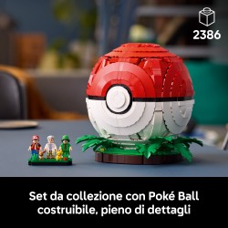 LEGO Pokémon 72154 Momenti Allenatore Iconici: Poké Ball, Kit per Adulti con Pikachu, Eevee e 2 Minifigure, Regalo per Gamer