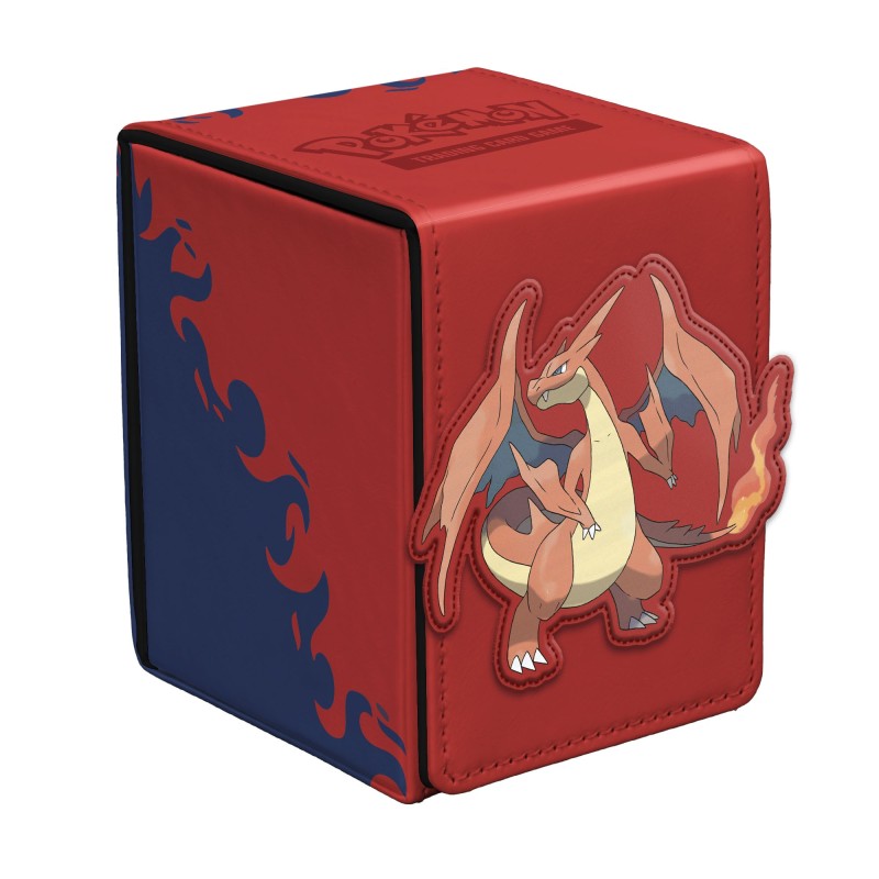 Ultra-Pro - Pokemon - Porta Mazzo Alcove Flip Box - Mega Charizard Y