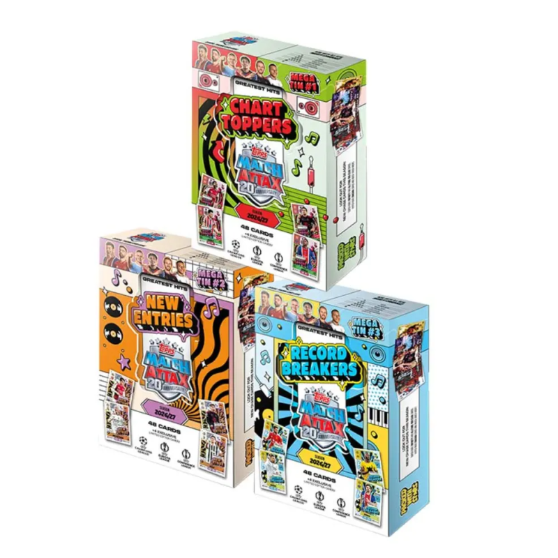 TOPPS - UCC Match Attax Mega Tin - stagione 26/27 - Una tin casuale tra le tre disponibili