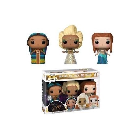 Pop disney - a wrinkle in time esclusive - mrs. who - mrs. which - mrs. whatsit 3 pack