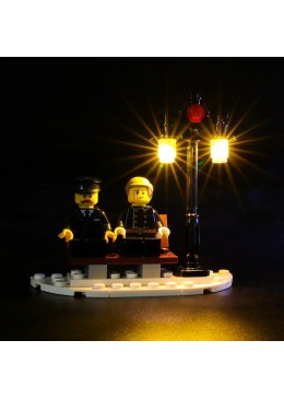 LED Kit Creator Winter village Fire station 10263 - Briksmax