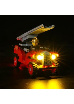 LED Kit Creator Winter village Fire station 10263 - Briksmax