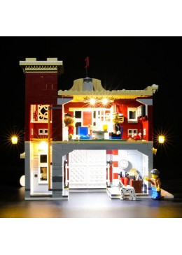 LED Kit Creator Winter village Fire station 10263 - Briksmax