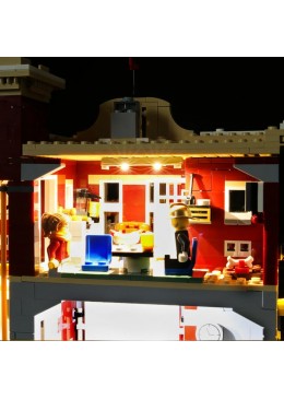 LED Kit Creator Winter village Fire station 10263 - Briksmax