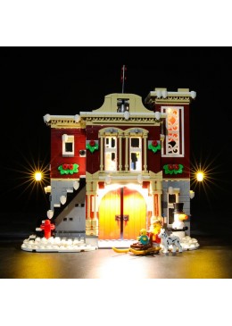 LED Kit Creator Winter village Fire station 10263 - Briksmax