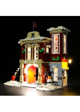 LED Kit Creator Winter village Fire station 10263 - Briksmax