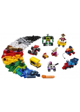 LEGO Classic Stenen en wielen - 11014