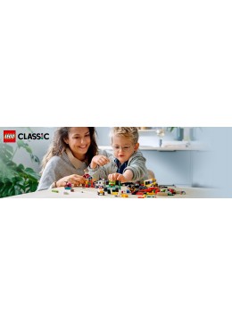 LEGO Classic Stenen en wielen - 11014