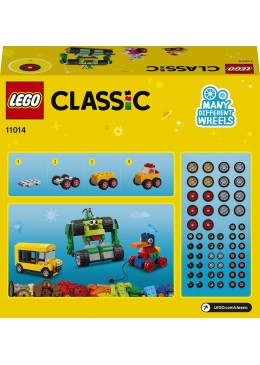 LEGO Classic Stenen en wielen - 11014