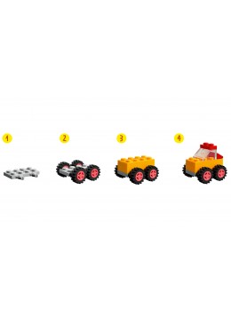 LEGO Classic Stenen en wielen - 11014