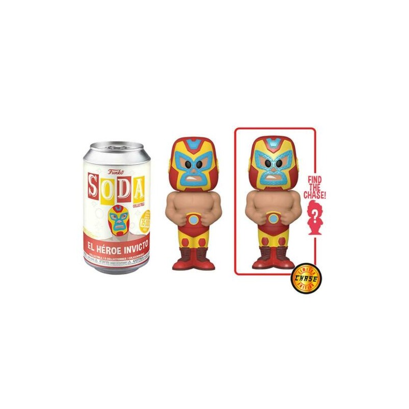 Vinyl SODA: Marvel Luchadores - El Heroe Invicto - Iron Man - w/ Chase