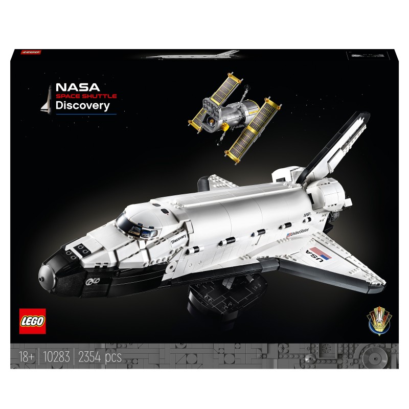 LEGO Creator Expert 10283 Transbordador Espacial Discovery de la NASA, Set para Adultos
