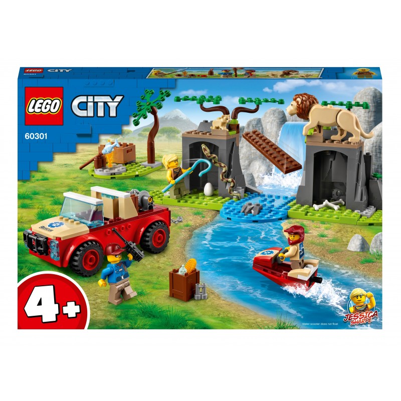 LEGO City 60300 Wildlife Rescate de la Fauna Salvaje  Quad