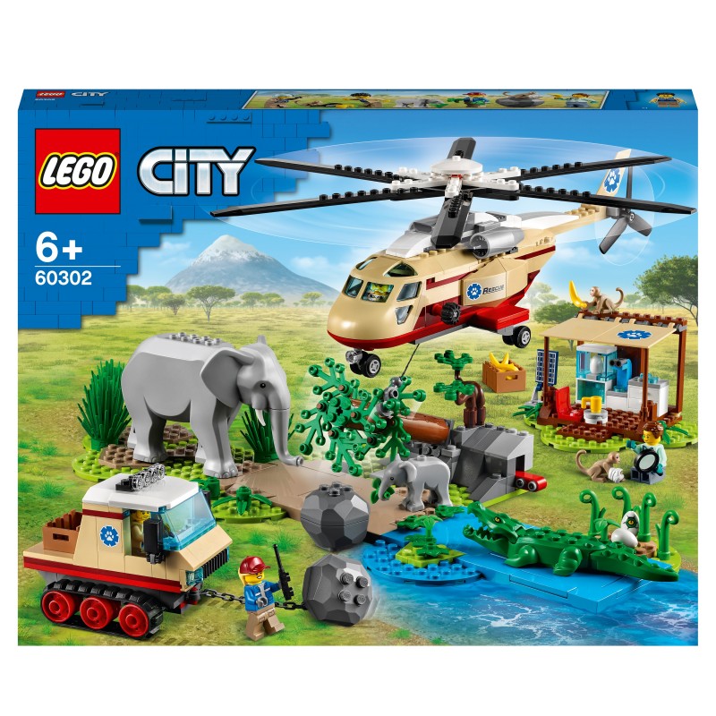 LEGO City 60302 Wildlife Rescate de la Fauna Salvaje  Operación