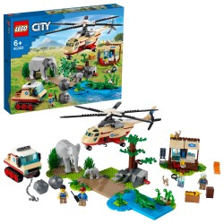 LEGO City Wildlife Rescue Operatie Dierenarts Set 60302